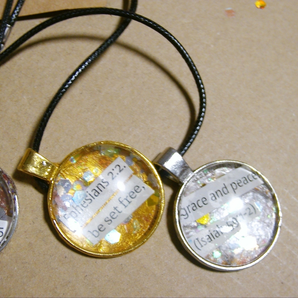Biblical 3 piece necklace set